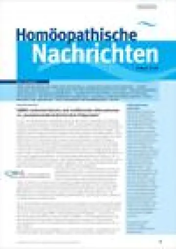 Bild: Homöopathische Nachrichten - IQWiG verbreitet falsche Informationen zu „komplementärmedizinischen Präparaten"