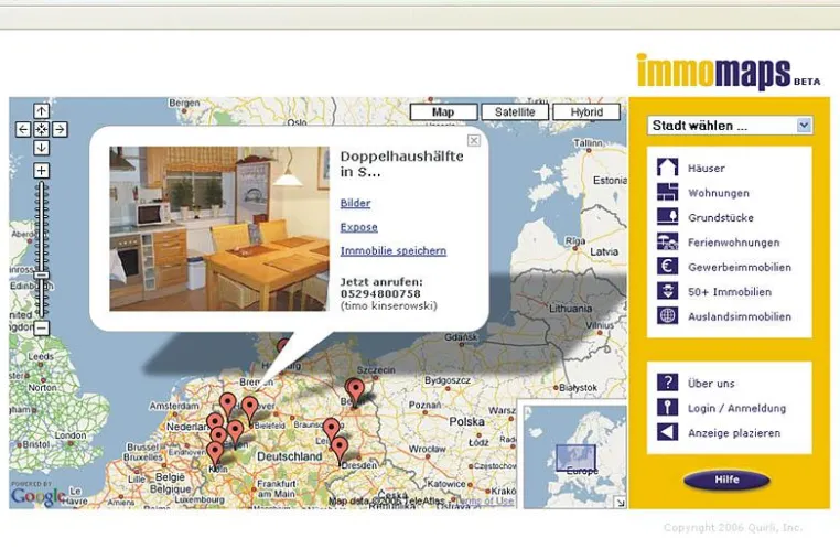 Bild: Kostenloses Immobilienexpose jetzt in Kombination mit Immobilienvideo bei Immomaps