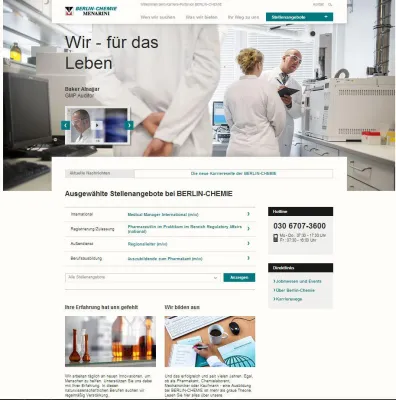 Bild: Aperto entwickelt ein Karriereportal für die Berlin-Chemie AG