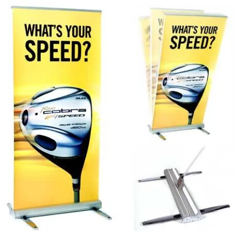 Bild: Easydisplay präsentiert - Außenwerbung mit dem Expand MediaScreen Roll Up Display