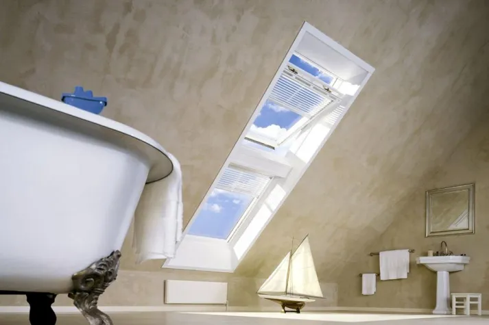 Bild: Das Bad unterm Dach