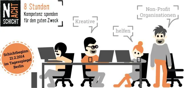 Förderungsprojekt NACHTschicht Berlin startet am 21. Februar 2014 ab 18.00 Uhr im Tagesspiegel Berlin Bild: Förderungsprojekt NACHTschicht Berlin startet am 21. Februar 2014 ab 18.00 Uhr im Tagesspiegel Berlin