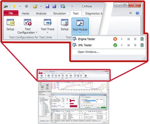 Bild: CANoe 9.0 von Vector macht Entwickeln und Testen von automotive Steuergeräten einfacher und komfortabler
