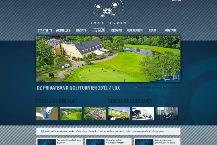 Bild: Die Lufthelden aus Koblenz mit neuer Website am Start