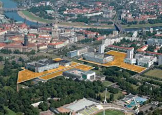 AENGEVELT stellt erste Pläne für ehemaliges Robotron-Areal in Dresden vor Bild: AENGEVELT stellt erste Pläne für ehemaliges Robotron-Areal in Dresden vor