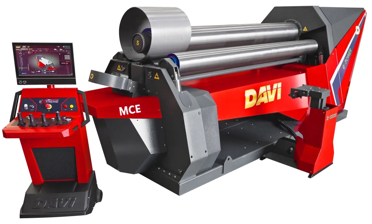 Vollelektrische Rundbiegemaschine MCE e-POWER (© Davi)