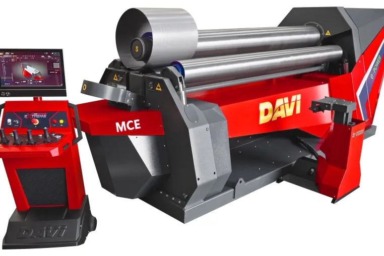 Messe-Highlight TUBE 2026: Rundbiegen in neuer Dimension – mit der vollelektrischen MCE e-POWER von Davi Bild: Messe-Highlight TUBE 2026: Rundbiegen in neuer Dimension – mit der vollelektrischen MCE e-POWER von Davi