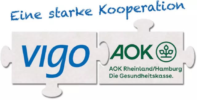 Bild: AOK Rheinland/Hamburg setzt Zusammenarbeit mit vigo Krankenversicherung fort