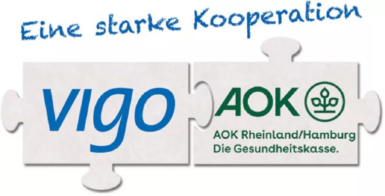 Bild: AOK Rheinland/Hamburg setzt Zusammenarbeit mit vigo Krankenversicherung fort