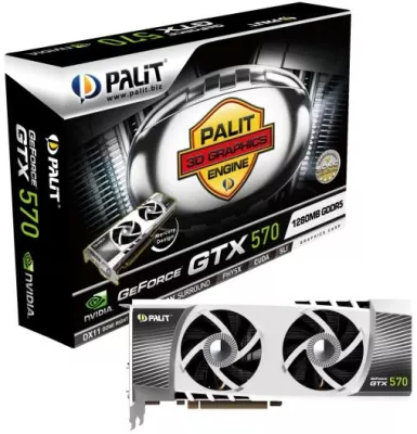 Bild: Palit präsentiert die GTX 570 Sonic Platinum im eigenen Design mit 8% Leistungsvorsprung