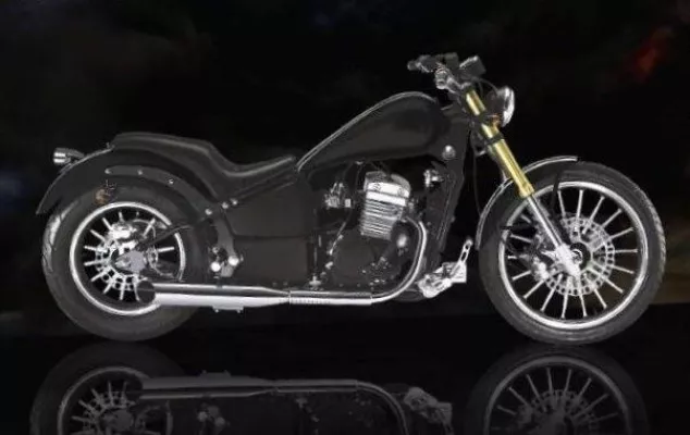 Bild: Regal-Raptor mit „Low Budget Costum Bikes“ an der Swiss-Moto 09