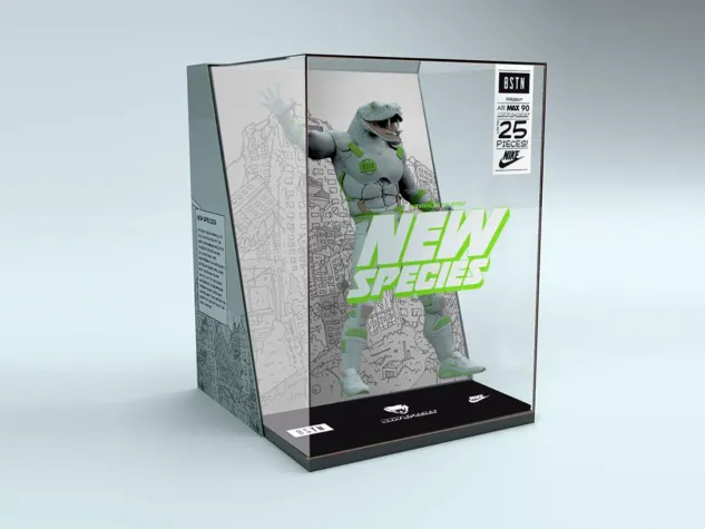 Bild: NIKE Air Max 90 „NEW SPECIES“ – BSTN-Style.