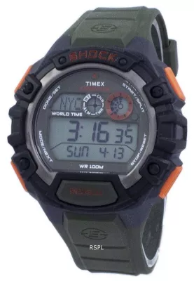 Bild: Timex Expedition Shock World Time Indiglo Digital T49972 Men's Watch