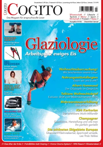 Die neue Ausgabe des Wissensmagazins COGITO erscheint am 14.12.2005 Bild: Die neue Ausgabe des Wissensmagazins COGITO erscheint am 14.12.2005