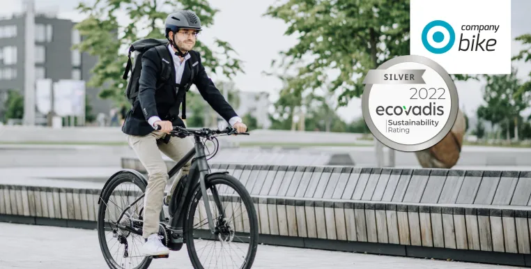 Company Bike erhält EcoVadis Silber-Medaille Bild: Company Bike erhält EcoVadis Silber-Medaille