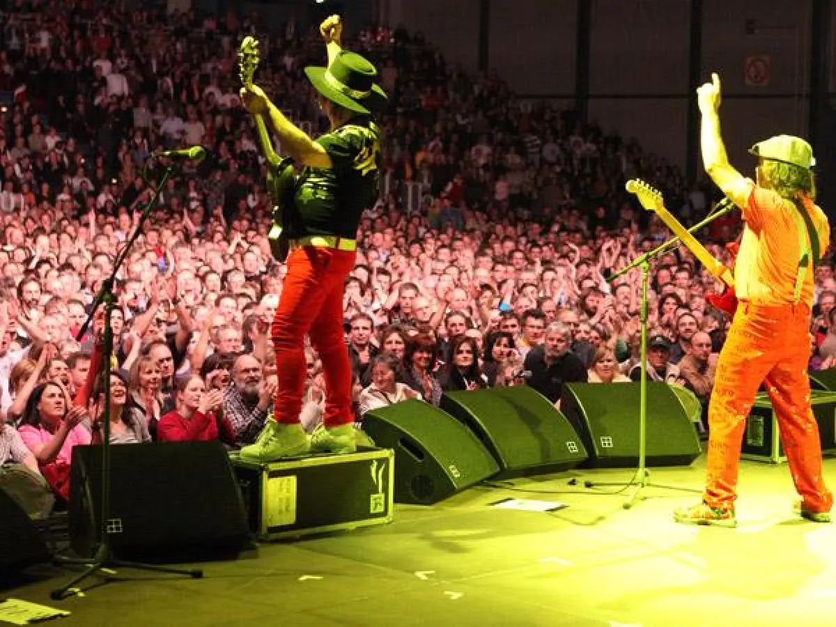 Die Oldiestars der 60iger und 70iger Jahre vor begeistertem Publikum