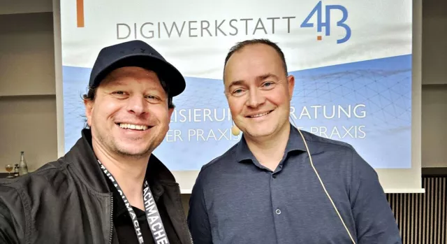 Bild: André Voller Digiwerkstatt 4.B beim Celseo-Regiotreff Nord und Ost 2024: Digitalisierung durch KI im Handwerk