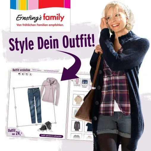 Bild: Mein Style, Dein Style: Die Herbst-Outfits von Ernsting’s family bestimmt der User