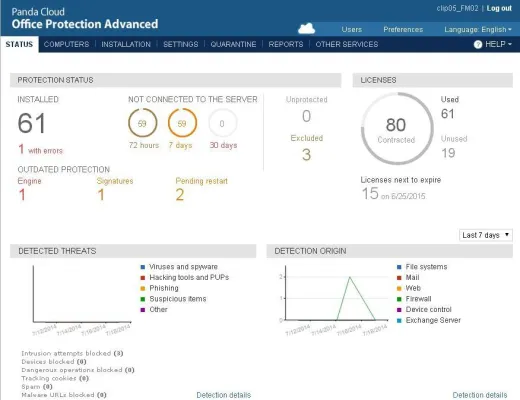 Bild: Panda Security launcht Version 7.0 von Panda Cloud Office Protection