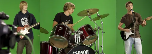 Bild: Blankenburger Gymnasiasten drehen Musikvideo in multimedialen Aufnahmestudios der Hochschule Harz (FH)