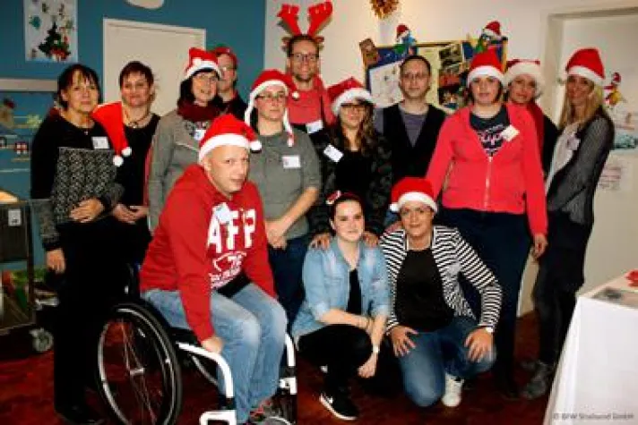 Bild: Weihnachtsbasar im BFW Stralsund