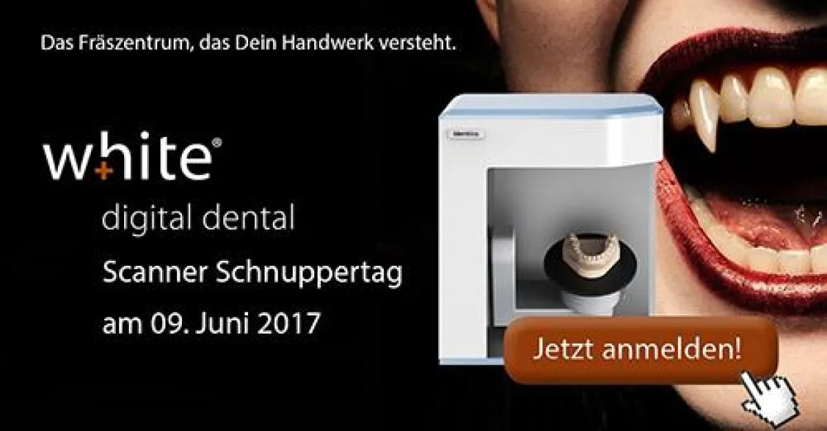 Scanner Schnuppertag: white digital dental lädt ein.