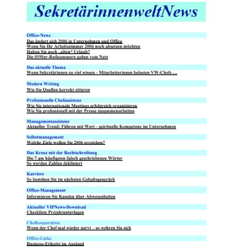 Bild: Neues Sekretärinnen-Portal macht fit fürs Office