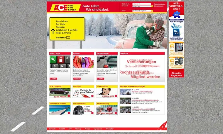 Bild: Interaktiv zum Erfolg: Neuer Webauftritt des ACE