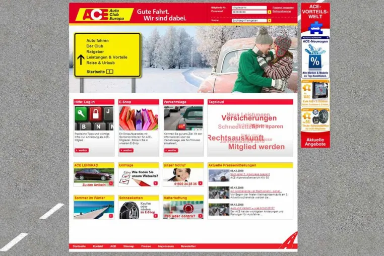 Bild: Interaktiv zum Erfolg: Neuer Webauftritt des ACE