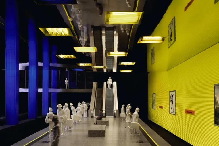 Licht- und Gestaltungskonzept für die U-Bahn Station Münchner Freiheit Bild: Licht- und Gestaltungskonzept für die U-Bahn Station Münchner Freiheit