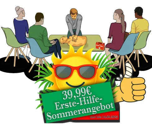 Bild: Sommeraktion gestartet: Erste-Hilfe Kurs in München bei BLR Akademie für nur 39,99 € – bis 14.09.2025