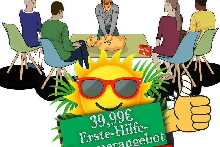 Bild: Sommeraktion gestartet: Erste-Hilfe Kurs in München bei BLR Akademie für nur 39,99 € – bis 14.09.2025