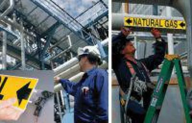 Robuste HPHV-Träger für die Rohrkennzeichnung Bild: Robuste HPHV-Träger für die Rohrkennzeichnung