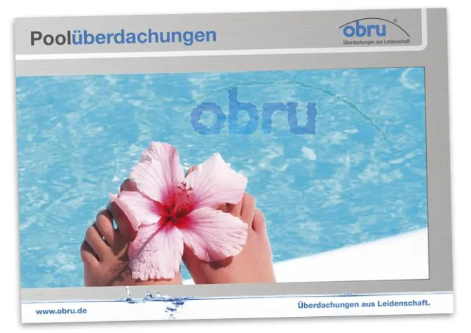 Bild: obru mit neuem Poolabdeckung Katalog