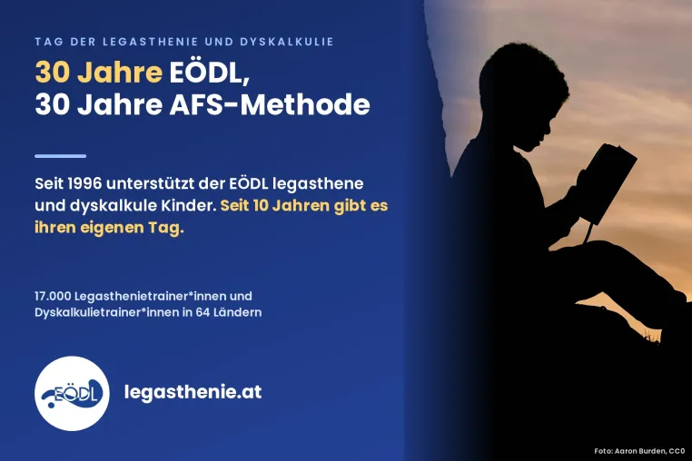 Tag der Legasthenie und Dyskalkulie: EÖDL unterstützt legasthene Kinder seit 30 Jahren Bild: Tag der Legasthenie und Dyskalkulie: EÖDL unterstützt legasthene Kinder seit 30 Jahren