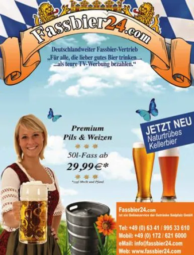 Bild: Fassbier24.com weitet Sortiment im Niedrigpreissegment aus. NEU: Naturtrübes Kellerbier "süffig & unfiltriert“