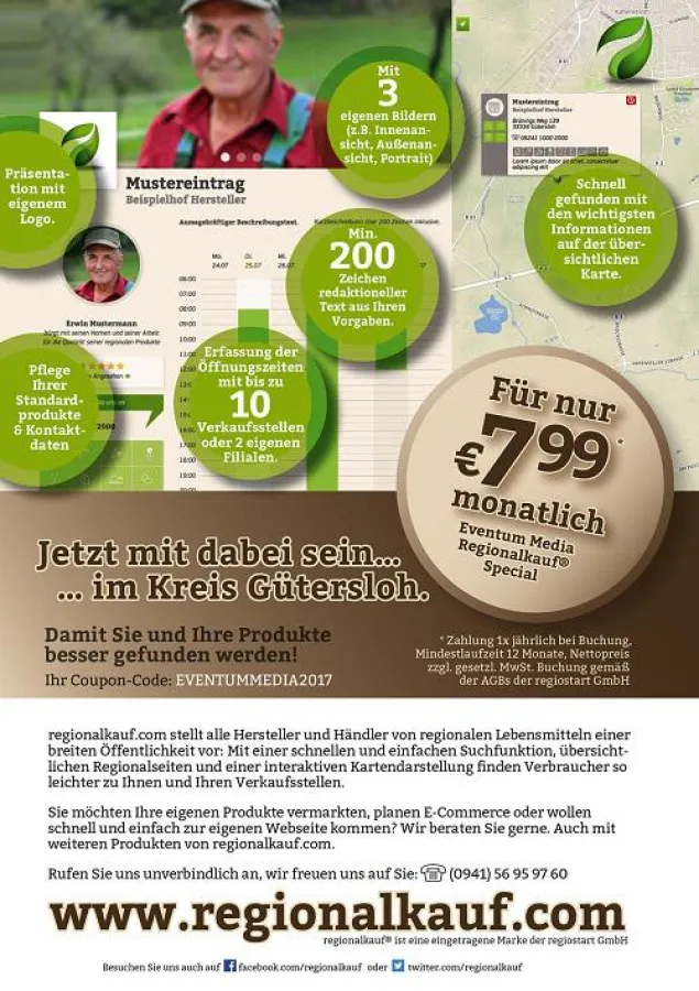 Beispielanzeige Kooperation