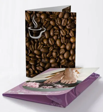 Bild: Präsentationsmappen drucken jetzt auch mit Stanzung