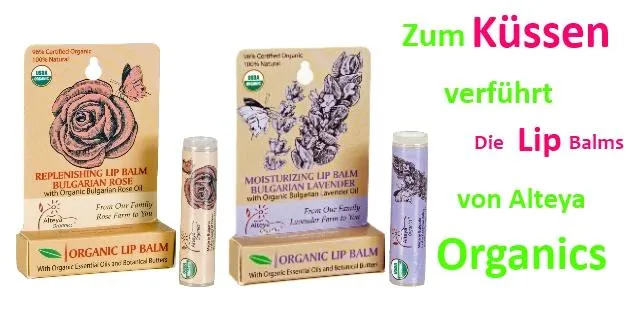 Zum Küssen verführt: Die Lip Balms von Alteya Organics Bild: Zum Küssen verführt: Die Lip Balms von Alteya Organics