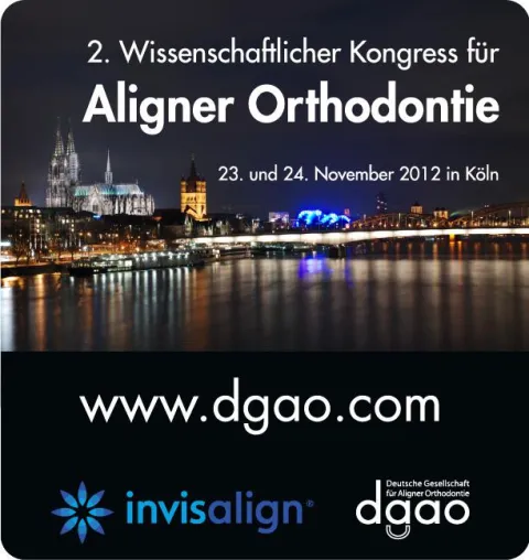 2. Wissenschaftlicher Kongress für Aligner Orthodontie in Köln Bild: 2. Wissenschaftlicher Kongress für Aligner Orthodontie in Köln