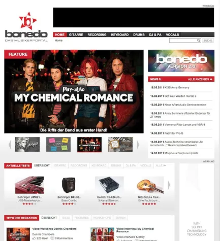 Bild: bonedo.de – das Musikerportal geht in die 2. Runde