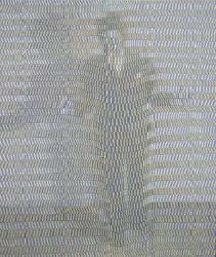 Jazz Singer (Figur mit Schatten), 2015, Eitempera auf Nessel, 190 x 160 cm