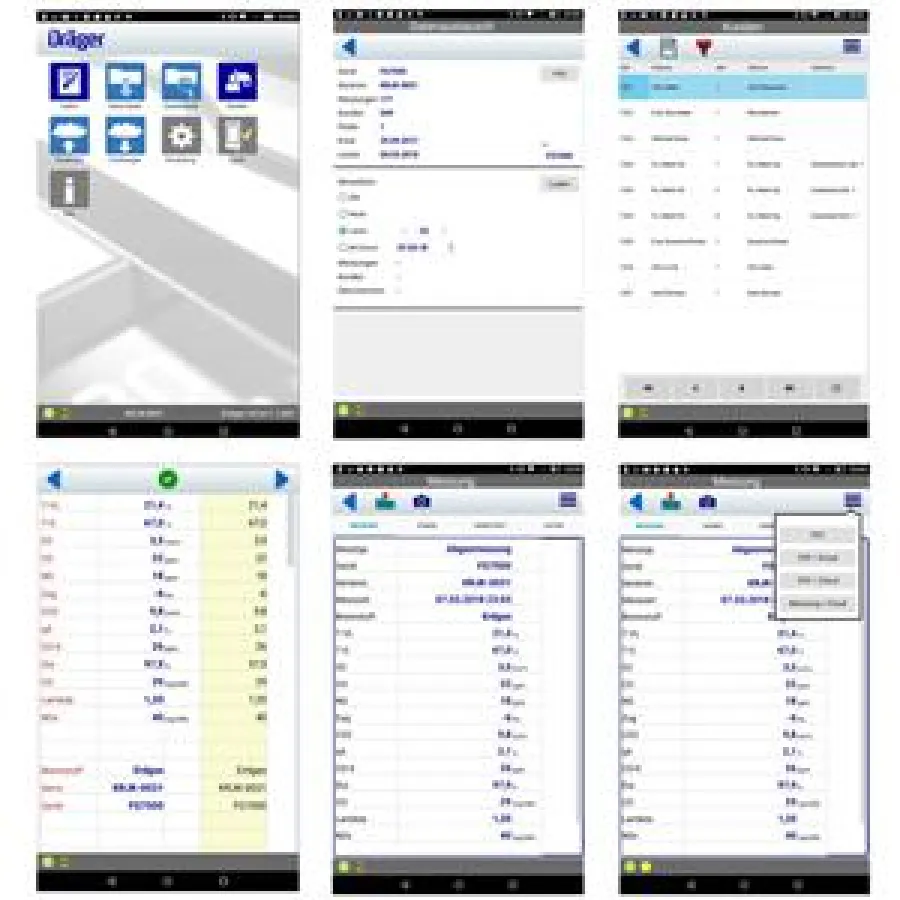 Grenzenloses Messen mit der App Dräger mCon