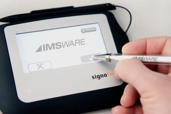 Bild: IMSWARE integriert Unterschriften-Pads von Signotec
