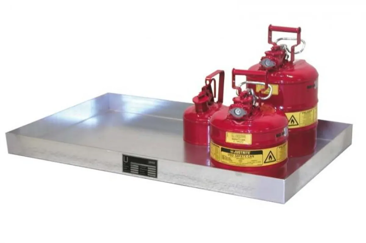 Kleingebindewannen sind wohl die bekanntesten Auffangwannen