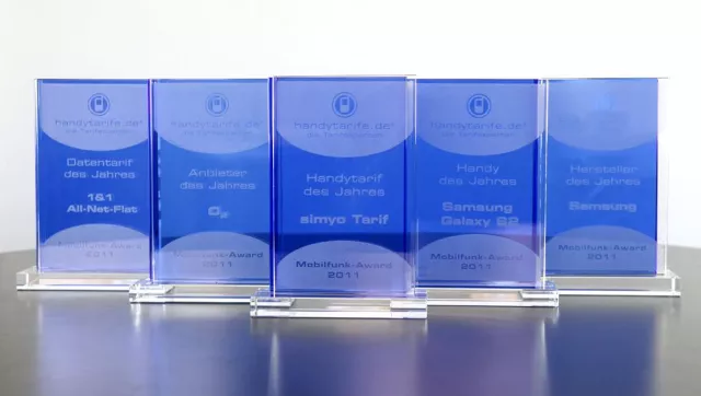 Bild: Mobilfunk-Award 2011: Die Sieger stehen fest - meistaufgerufene Anbieter gewinnen