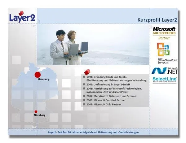 Microsoft zeichnet Layer2, die SharePoint Experten aus Hamburg, als Midmarket Solution Provider aus Bild: Microsoft zeichnet Layer2, die SharePoint Experten aus Hamburg, als Midmarket Solution Provider aus