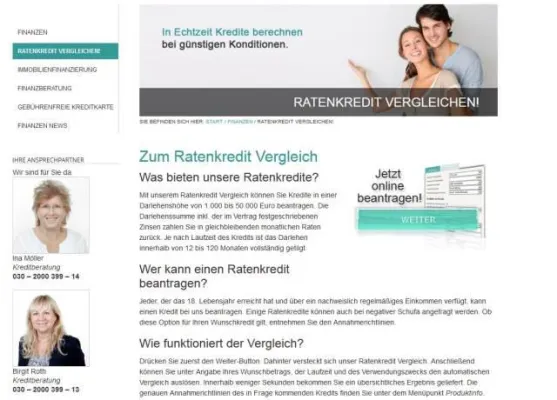 Bild: Beschleunigte Kreditvermittlung durch neues Onlinefeature