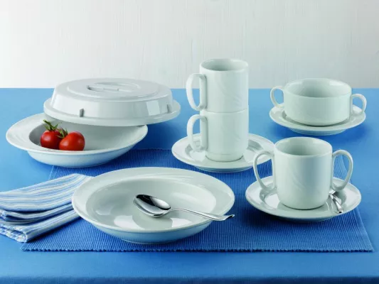 Profi-Porzellan für die Seniorenverpflegung: SCHÖNWALD präsentiert neue Artikel für DONNA SENIOR Bild: Profi-Porzellan für die Seniorenverpflegung: SCHÖNWALD präsentiert neue Artikel für DONNA SENIOR