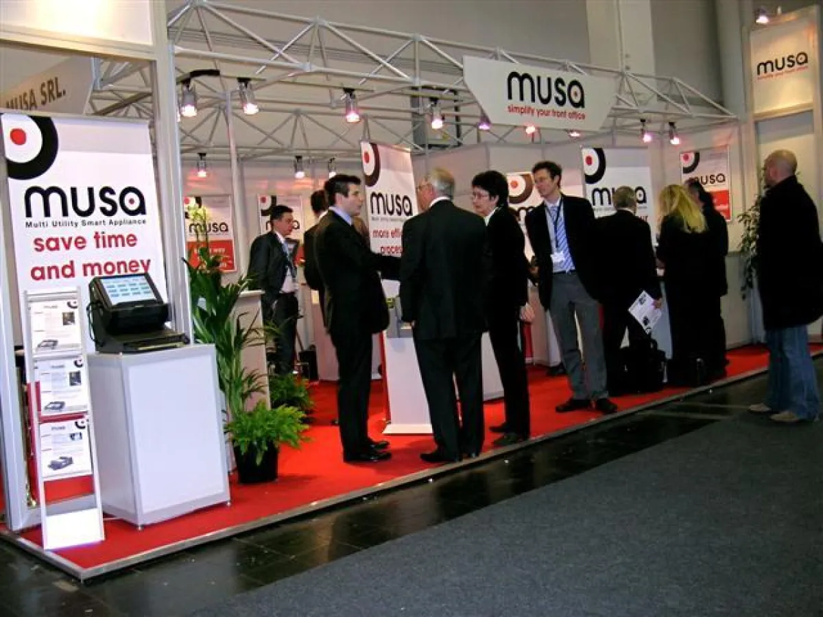 Messestand der Musa srl, Halle 17/C 01